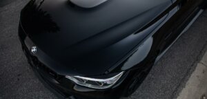 black bmw with ceramic pro