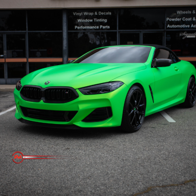 Green BMW 850i